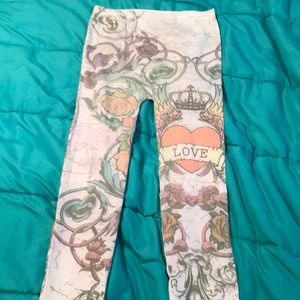 Ed Hardy-esque leggings